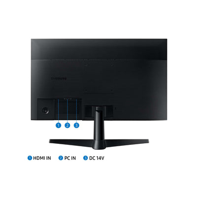 Samsung S31C Essential Monitor S24C314EAU, 24 Zoll, IPS-Panel, Full HD-Auflösung, Eco Saving Plus, AMD FreeSync, 5 ms Reaktionszeit, Bildwiederholrate 75 Hz, Schwarz
