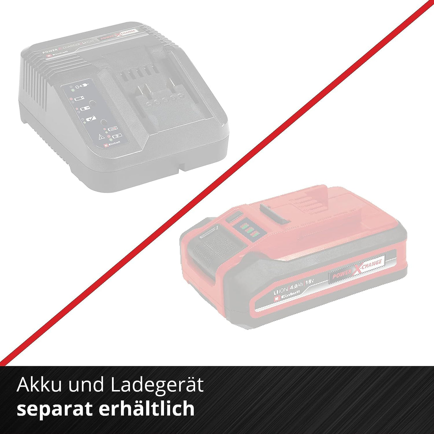 Einhell Akku-Nagler TE-CN 18 Li - Solo Power X-Change (Li-Ion, 18V, Tacker und Nagelpistole, max. 20 Schuss pro Minute, inkl. 300 Nägel, inkl. 300 Klammern, ohne Akku, ohne Ladegerät)
