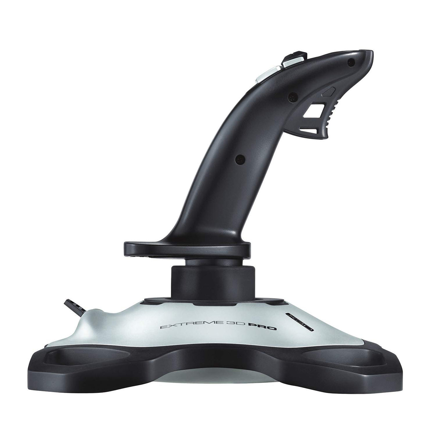 Logitech G Extreme 3D Pro Joystick, Drehknopf Rudersteuerung, 12 Programmierbare Tasten, 8-Wege Rundblickschalter, Stabiler Sockel, Schnellfeuerauslöser, USB-Anschluss, PC - Schwarz/Silber