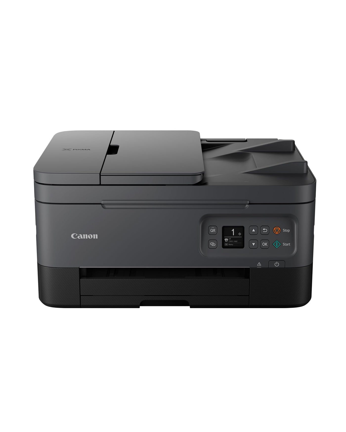 Canon PIXMA TS7450i Multifunktionsdrucker 3in1 (Tintenstrahl,Drucken, Kopieren, Scannen, A4, 35 Blatt ADF, OLED, WLAN, Duplexdruck, 2 Papierzuführungen, kompatibel mit Pixma Print Plan "Abo") Schwarz