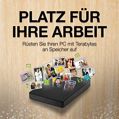 Seagate Portable Drive 2TB tragbare externe Festplatte, 2.5 Zoll, USB 3.0, inkl. 2 Jahre Datenrettungsdienst, Modellnr.: STGX2000400