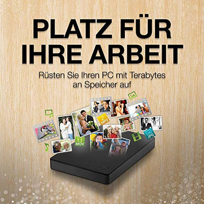 Seagate Portable Drive 2TB tragbare externe Festplatte, 2.5 Zoll, USB 3.0, inkl. 2 Jahre Datenrettungsdienst, Modellnr.: STGX2000400