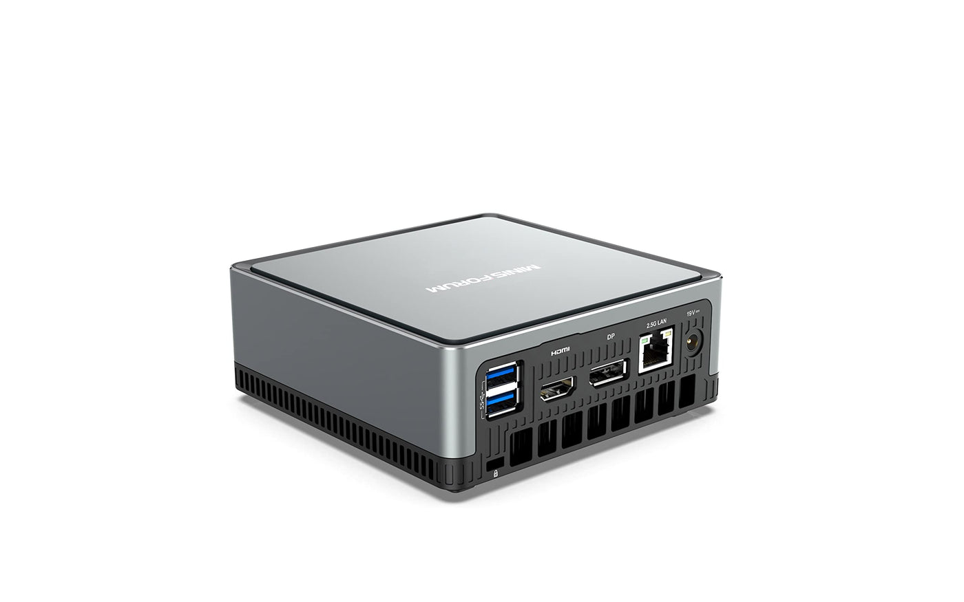 MINIS FORUM UM700 Mini-PC AMD Ryzen 7 3750H 16 GB RAM 512 GB SSD PCIe, Radeon RX Vega 10 Grafik, Dual WiFi BT 5.1, unterstützt 2,5" HDD, HDMI 2.0, Display, USB-C, 4X USB 3.1