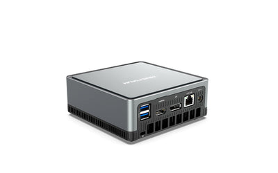 MINIS FORUM UM700 Mini-PC AMD Ryzen 7 3750H 16 GB RAM 512 GB SSD PCIe, Radeon RX Vega 10 Grafik, Dual WiFi BT 5.1, unterstützt 2,5" HDD, HDMI 2.0, Display, USB-C, 4X USB 3.1