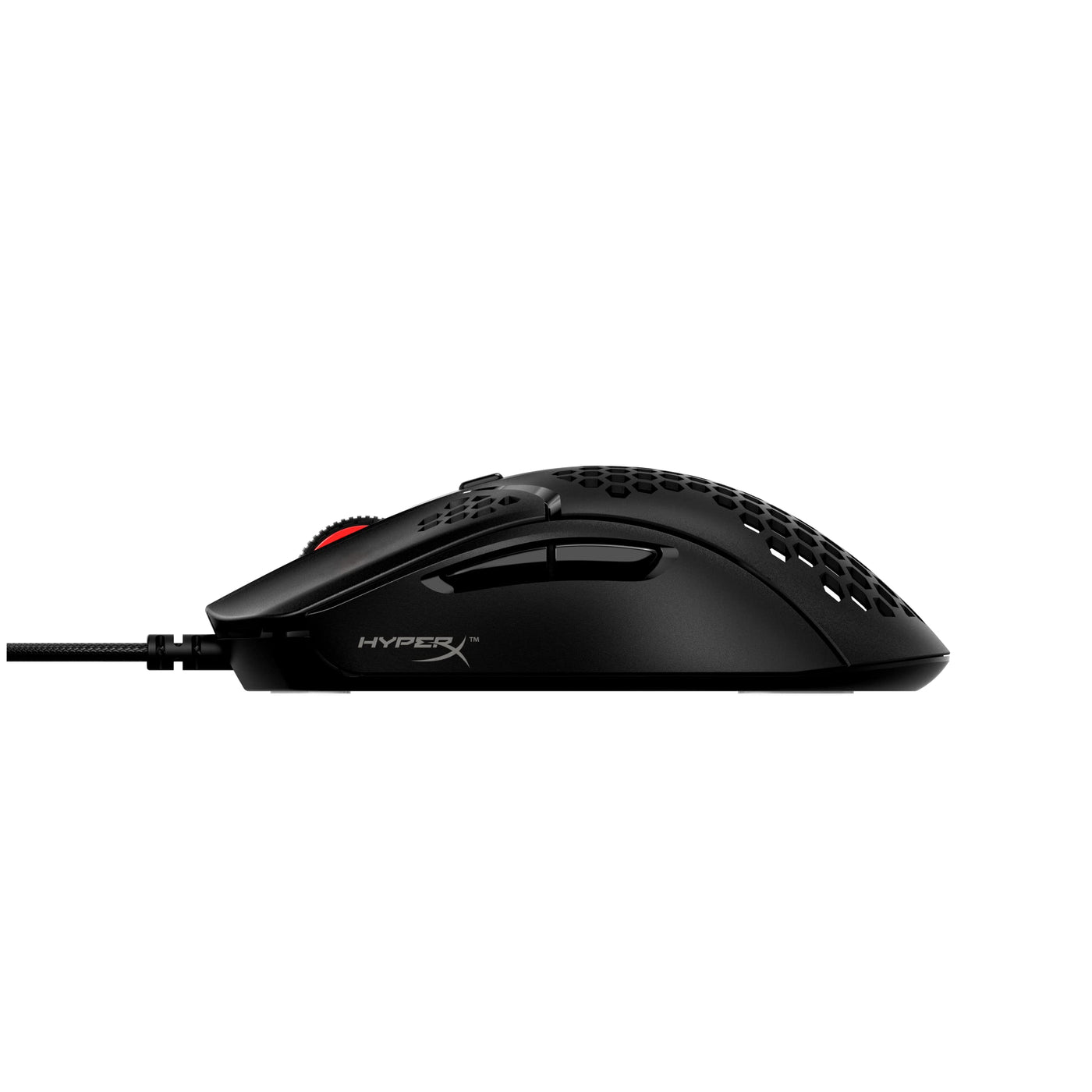 HyperX Pulsefire Haste Gaming-Maus – Ultraleicht, 59g, Wabenschale, Hex-Design, HyperFlex-Kabel, bis zu 16.000 DPI, 6 programmierbare Tasten