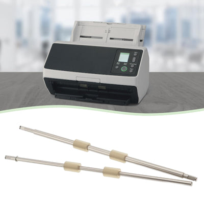 EMSea 1 Paar Scanner-Ersatzrollen (Ausgabe Und Zufuhr) PA03630-Y215 PA03630-G205 Kompatibel mit Fujitsu Fi-6140z/6230z/6240z 28,5 Cm Und 28,1 Cm