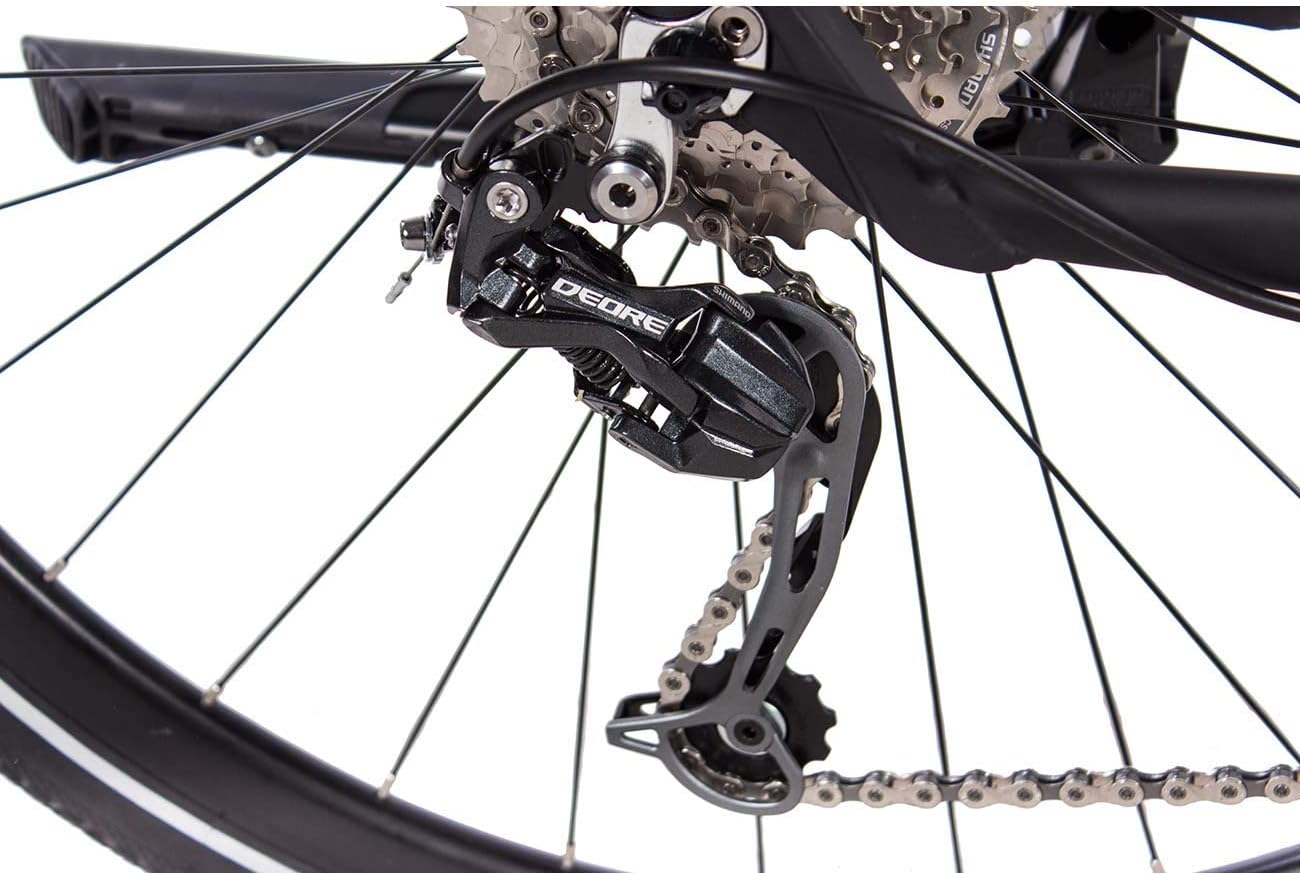 Airtracks Herren Trekking Fahrrad 28 Zoll Trekkingbike TR.2855 Trekkingrad City Bike Shimano Deore 27 Gang M592 Kettenschaltung Nabendynamo Herren - 56cm Körpergröße 175-185cm