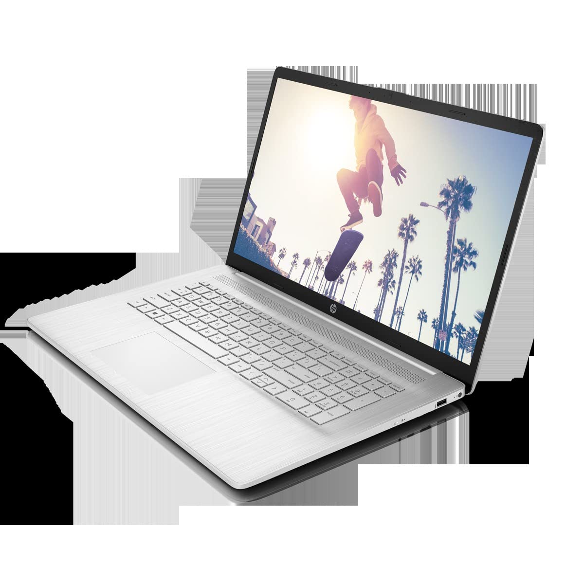 HP 17-cn3174ng Intel® Core™ i7 i7-1355U Laptop 43,9 cm (17.3") Full HD 16 GB DDR4-SDRAM 512 GB SSD Wi-Fi 6 (802.11ax) FreeDOS Silber