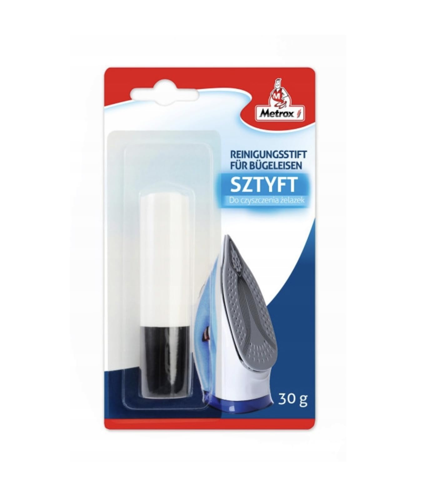 Klappbares Bügelbrett, 114x34cm Dampfbügelbrett mit Metallnetz, Bügeltisch mit 5mm Schaumstoffunterlage und Bügeleisenablage, Bügelbrett mit Antirutschfüßen + Bügeleisenreinigungsstick