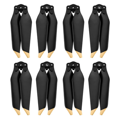 4 Paar Mavic Pro/Mavic Pro Platinum Propeller Ersatzpropellerblätter Geräuscharmes Quick-Release 8331F Flügel für DJI Mavic Pro/Mavic Pro Platinum Drohnen Zubehör Gold Spitzen