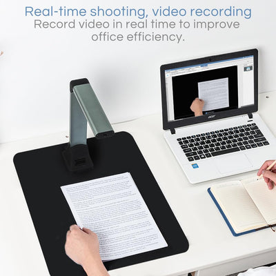 Savornest X1 tragbare Dokumentenkamera: 8MP tragbarer Scanner, HD, A4, mehrsprachig, OCR, USB, Doc Cam für Lehrer, Online-Unterricht und Studenten, Fernlernen, nur für Windows