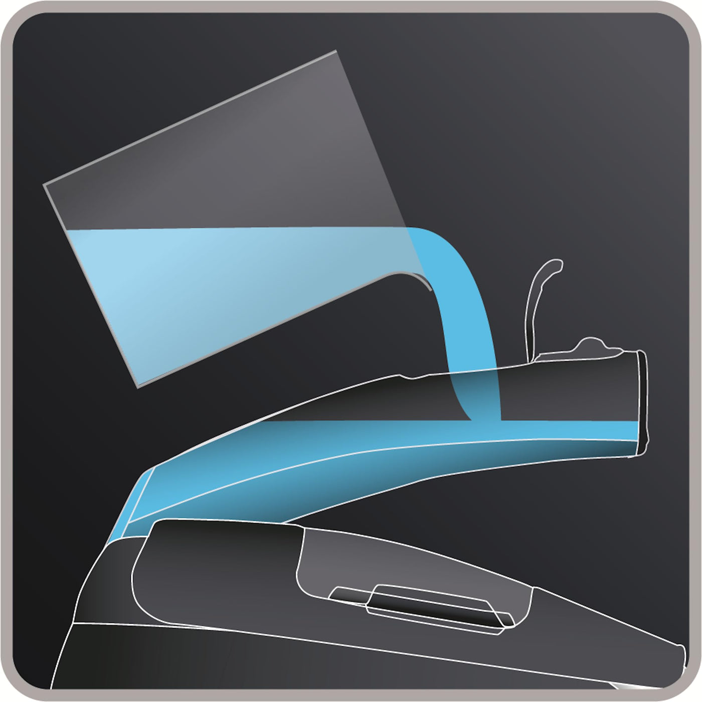 Rowenta Focus Travel Reisebügeleisen DA1510 | max. 1000W | 45g/Min. Dampfstoß | Vertikaldampf | Klappgriff | Aufbewahrungsbeutel | Dampfügeleisen mit 2 Betriebsspannungen (120V, 240V), Einzigartige