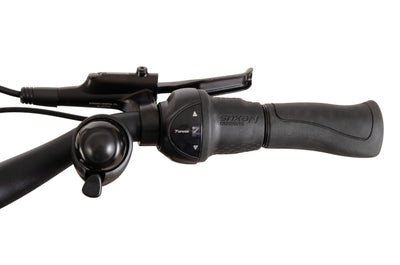 Rucanor Rio E-Bike 28″ (50 cm) – Shimano 7-Gang, Hydraulische Scheibenbremsen, 550 Wh Akku, matt schwarz – Damen