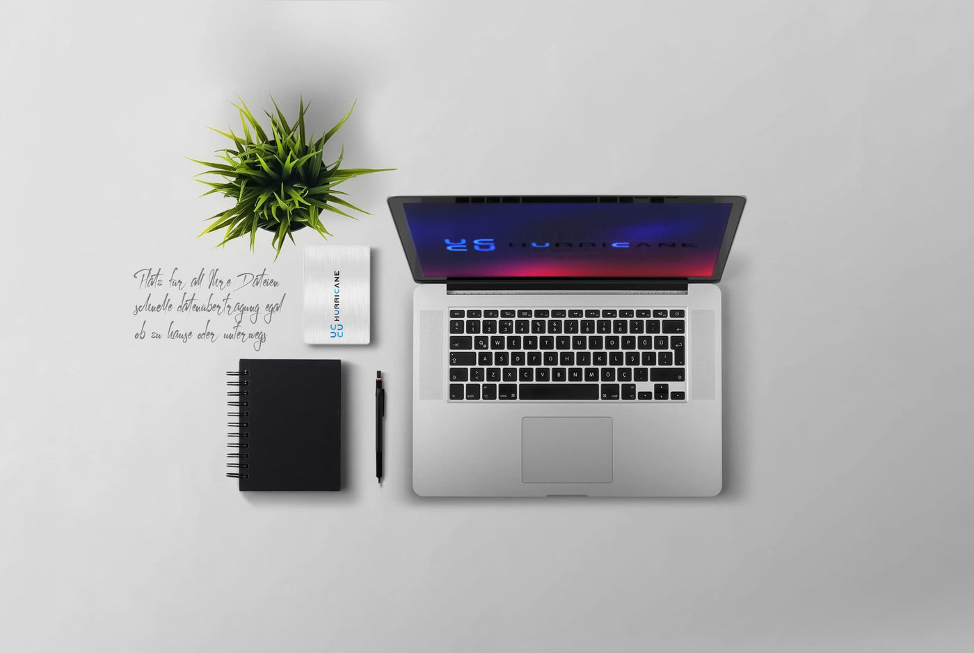 HURRICANE MD25U3 Externe Festplatte 1TB Speicher 2,5" USB 3.0 für Fotos TV Laptop PS4 PS5 Xbox kompatibel mit Windows Mac Linux - Silber