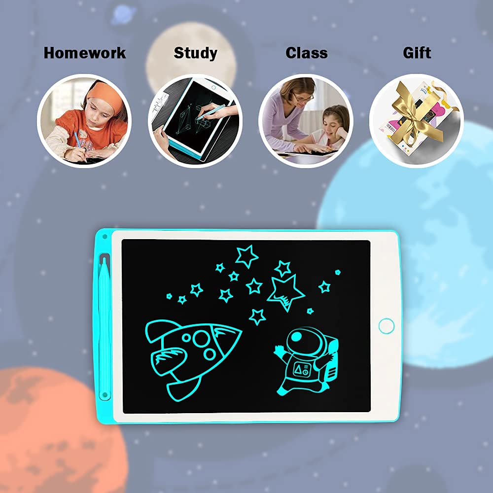 Richgv LCD-Schreibtafel, LCD-Zeichenbrett für Kinder und Erwachsene 8,5-Zoll-tragbare Digitale Schreibtafel, Handschrift-Doodle Abnehmbare Schreibtafel mit Stift