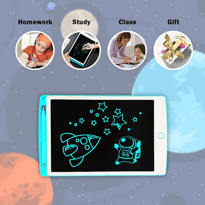 Richgv LCD-Schreibtafel, LCD-Zeichenbrett für Kinder und Erwachsene 8,5-Zoll-tragbare Digitale Schreibtafel, Handschrift-Doodle Abnehmbare Schreibtafel mit Stift