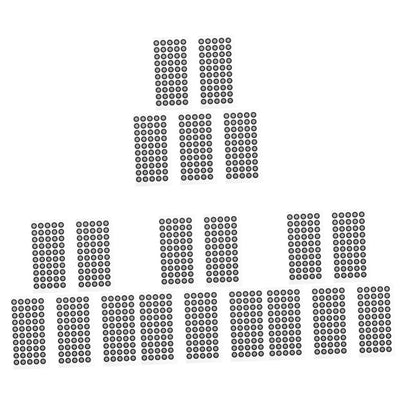 Mikikit 20 Blätter Reflektierende Folie Für Den Scanner Logo-Aufkleber Scan-markierungsaufkleber Reflexionsmarker Zum Scannen Bezugsmarkierungspunkt Zubehör Das Haustier Verdicken 3D