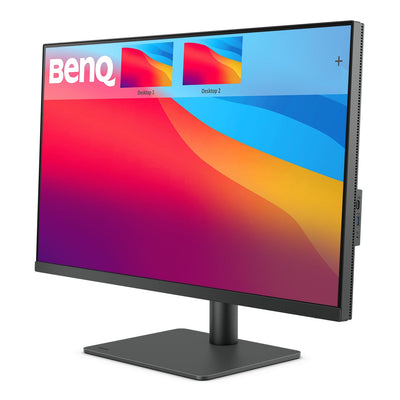 BenQ PD3205U Grafiker Monitor (AQCOLOR Technologie, 32 Zoll, 4K UHD, IPS, USB-C Charging, DP / HDMI, KVM,Hardware kalibriert, Höhenverstellbar), MacBook kompatibel, Schwarz