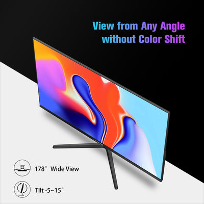 Minifire 24 Zoll USB-C Monitor mit Lautsprecher, 100Hz, IPS, FHD 1080P Adaptive Sync PC Bildschirm, HDMI USB-C Anschlüsse (MF24X3 HDMI-Kabel im Lieferumfang enthalten)