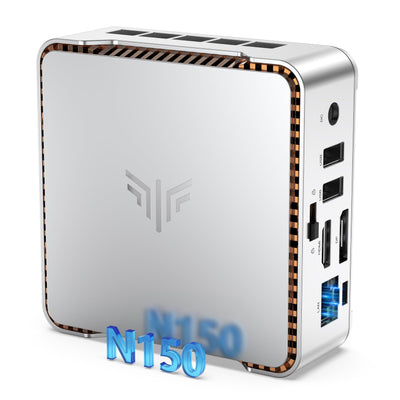 NiPoGi E2 Mini PC W-11 Pro, Ιntel Twin Lake N150(bis zu 3,6 GHz, 6 W TDP), 16 GB DDR4 512 GB M.2 SSD Mini Desktop Computer, 4K Dual Display, HDMI 2.0, DP, Dual-WiFi, VESA-Halterung für Schule, Büro.