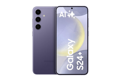 Samsung Galaxy S24+ AI Smartphone, Android-Handy ohne Vertrag, 12 GB RAM, 512 GB Speicher, 50-MP-Kamera, Lange Akkulaufzeit, Cobalt Violet, 3 Jahre Herstellergarantie