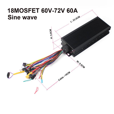 ebsenopower 72V 3000W 20" 24" 26" 27,5" 29" 700C MTX39 Ebike Hinterrad-Motor-Umrüstsatz (27.5 Zoll Hinten)