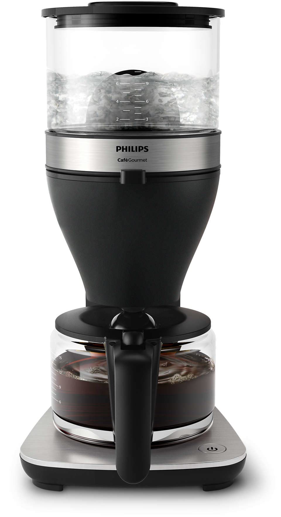 Philips Filterkaffeemaschine – 1.25-Liter-Fassungsvermögen & Philips AquaClean Kalk- und Wasserfilter für Espressomaschine, Kein Entkalken bis 5000 Tassen, Doppelpack