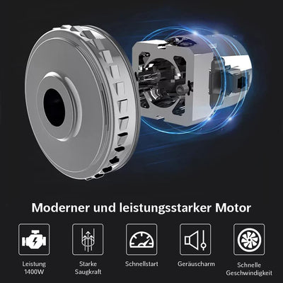 Kanwod Superwash All-in-One Waschsauger – Ultimative Saugleistung, Nass & Trocken Multitalent für Teppiche, Hartböden und Polster | Revolutionäre Reinigungstechnologie | Vielseitiges Zubehörset