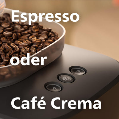 Philips Baristina Espressomaschine - Real Espresso, made simple. Kompakte Kaffeemaschine, Naturweiß mit Eschenholz-Siebträger, 16-bar-Pumpendruck, automatisches Mahlwerk, Cafe Crema (BAR302/20)