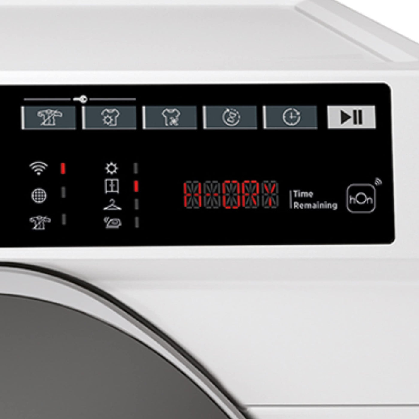 Hoover H-DRY 500 ND C10TSBE-S Kondenstrockner / 10 kg/Smarte Bedienung mit WiFi + Bluetooth/AquaVision-Kondenswasserbehälter mit optischer Füllanzeige direkt im Bullauge/Symbolblende