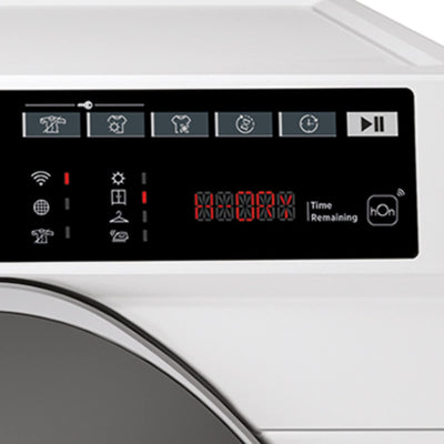 Hoover H-DRY 500 ND C10TSBE-S Kondenstrockner / 10 kg/Smarte Bedienung mit WiFi + Bluetooth/AquaVision-Kondenswasserbehälter mit optischer Füllanzeige direkt im Bullauge/Symbolblende