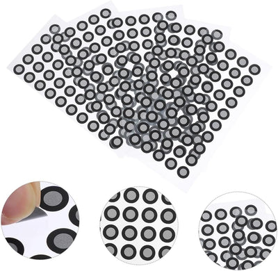 Mikikit 20 Blätter Reflektierende Folie Für Den Scanner Logo-Aufkleber Scan-markierungsaufkleber Reflexionsmarker Zum Scannen Bezugsmarkierungspunkt Zubehör Das Haustier Verdicken 3D