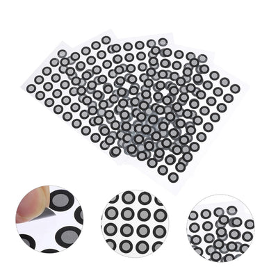 Mikikit 20 Blätter Reflektierende Folie Für Den Scanner Logo-Aufkleber Scan-markierungsaufkleber Reflexionsmarker Zum Scannen Bezugsmarkierungspunkt Zubehör Das Haustier Verdicken 3D