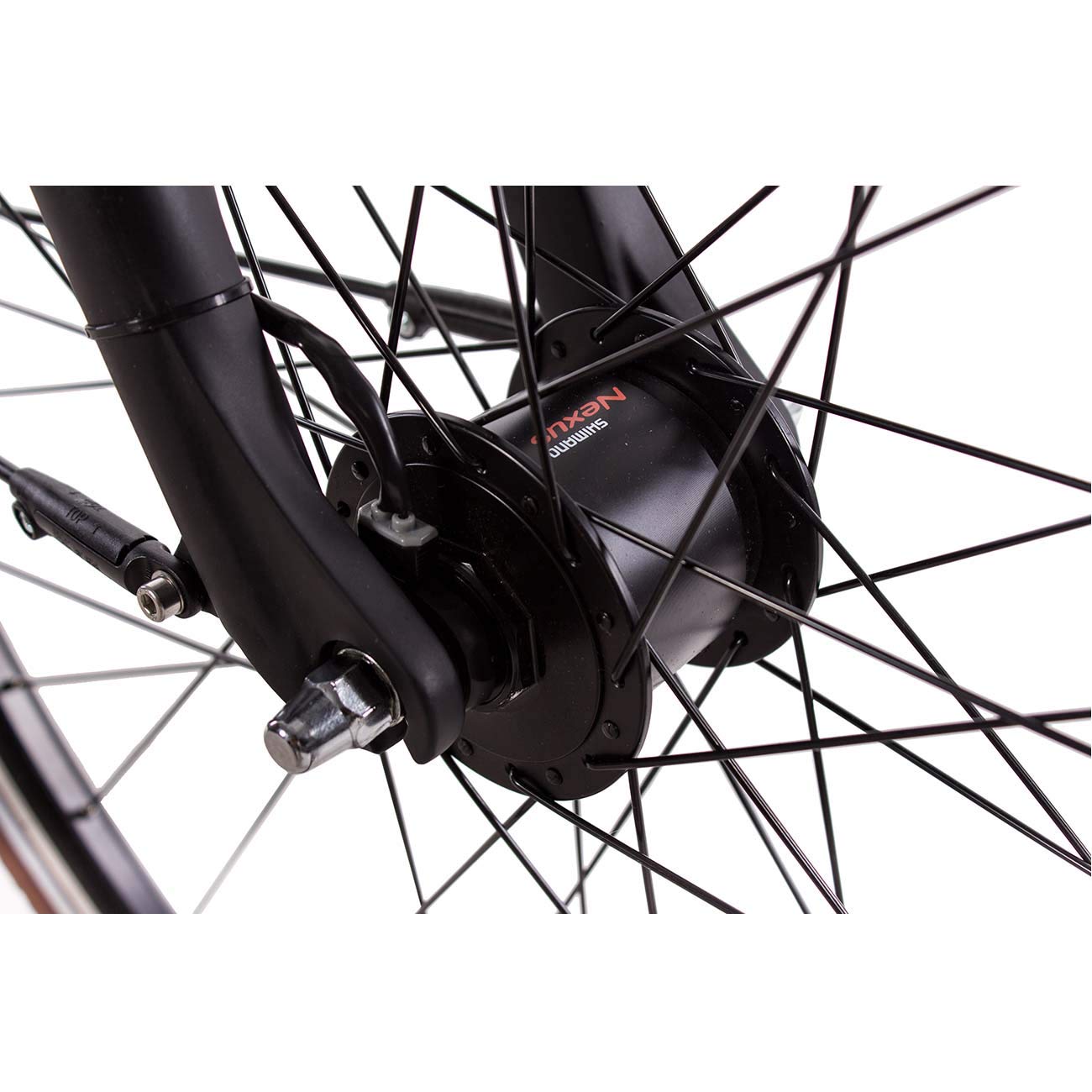 Airtracks Damen Trekking Fahrrad 28 Zoll Trekkingbike TR.2820L City Bike Trekkingrad Shimano ACERA RD-T3000 24 Gang Kettenschaltung Nabendynamo Weiß Matt Damen 48cm Körpergröße 155-170cm