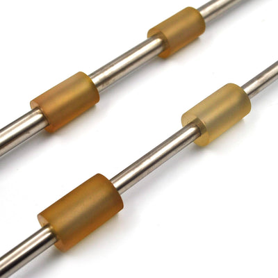 PA03540-Y075, Vorschubrollen-Set mit Eisenwelle, passend für Fujitsu Fi-6130 Fi-6130Z Fi-6140 Fi-6140Z Fi-6230 Fi-6230Z Fi-6240 Fi-6240Z Fi-6125 Fi-6225 usw., 2 Stück
