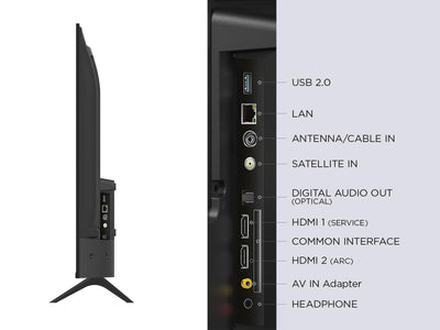 TCL 40S5401A, 40 Zoll Fernseher, FHD, HDR smart TV unterstützt bei Android TV (Kindermodus, Dolby Audio, kompatibel mit Google Assistant)
