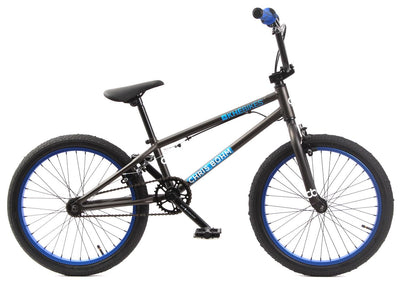 KHEbikes BMX Fahrrad Chris BÖHM, 20 Zoll, patentierter Affix 360° Rotor, matt dunkelgrau, leichtes Gewicht - nur 11,3kg!