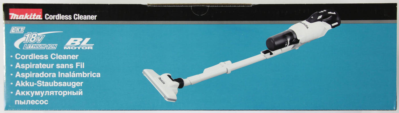 Makita DCL286FZW Akku-Staubsauger 18V mit Zykloneinheit (ohne Akku, ohne Ladegerät)