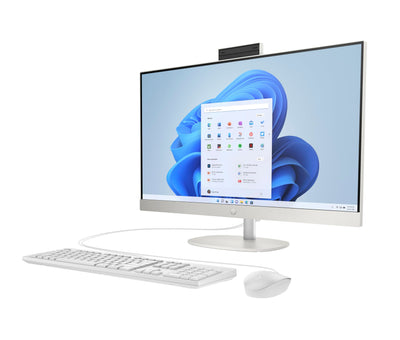 HP All-in-One PC | 23,8" FHD-Display | AMD Ryzen 7 7730U | 16 GB DDR4 RAM | 512 GB SSD | AMD Radeon -Grafikeinheit | Windows 11 Home | Weiß
