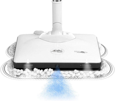 Sichler Haushaltsgeräte Akku Bodenwischer: Akku-Fußboden-Poliermaschine mit Sprüh-Funktion & LED-Licht, 900 Hz (Akku Wischmopp, Bohnermaschine, Haushaltshelfer)