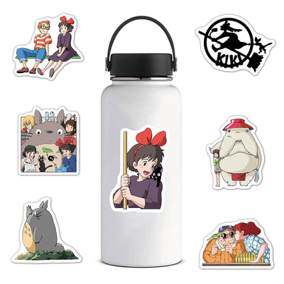 100 Totoro Aufkleber, Wasserfeste Vinyl Stickers für DIY Dekoration, Graffiti Style Decals für Auto Motorräder Laptop Fahrrad Skateboard Snowboard Gepäck Aufkleber MacBook iPad und mehr