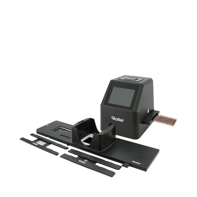 Rollei DF-S 310 SE Dia Film Scanner (Special Edition mit extra Zubehör, SD-/SDHC-Karten Steckplatz und USB 2.0 Schnittstelle) schwarz