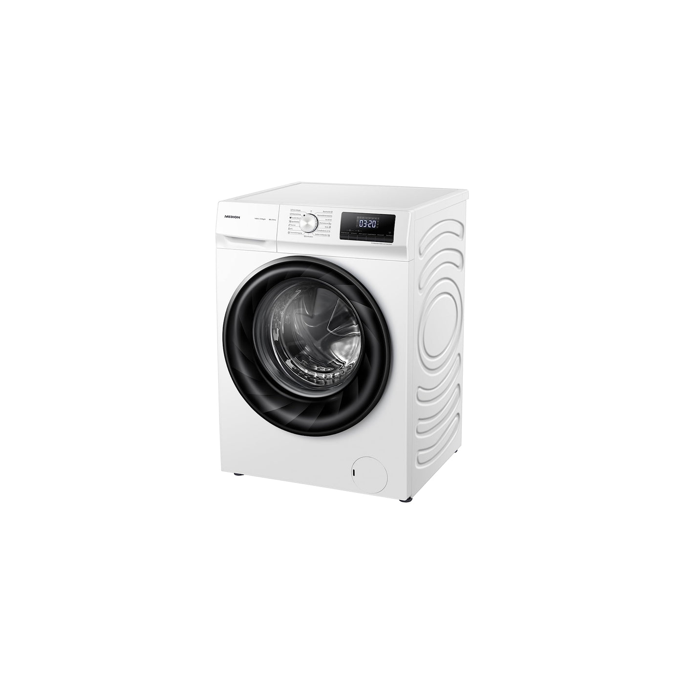 MEDION Waschmaschine (10 kg, 1400 U/Min, 15 Programme, Startzeitverzögerung, Kindersicherung, LED Display, MD 37512)