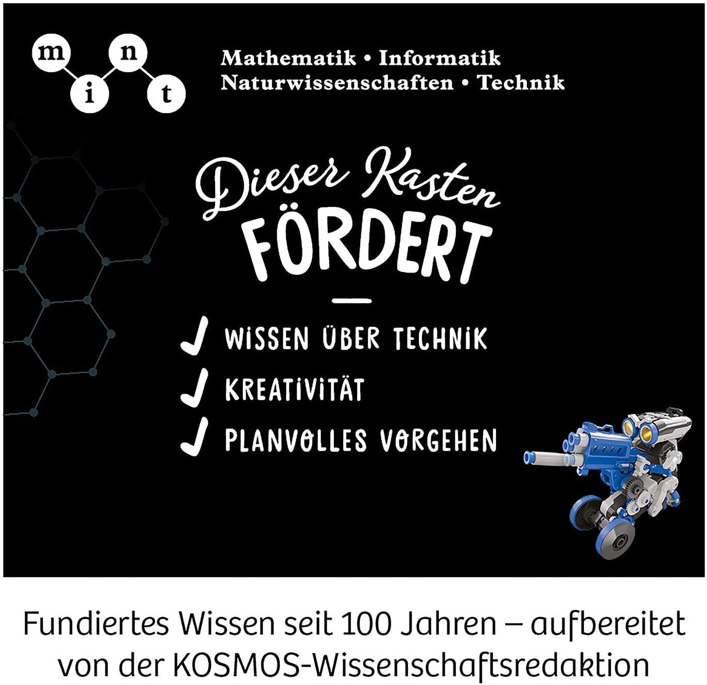 KOSMOS 620837 Morpho - Der 3-in-1 Roboter, Spielzeug, Experimentierkasten, Bauen, Programmieren, Schritt-für-Schritt Anleitung, von 10-14 Jahren