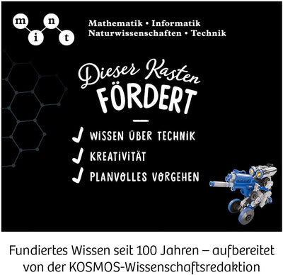 KOSMOS 620837 Morpho - Der 3-in-1 Roboter, Spielzeug, Experimentierkasten, Bauen, Programmieren, Schritt-für-Schritt Anleitung, von 10-14 Jahren