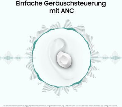 Samsung Galaxy Buds FE Kabellose Bluetooth-Kopfhörer inkl. araree Bean Case, Active Noise Cancelling (ANC), 3 Mikrofone, Touch Control, Tiefer Bass, Mit Ladekabel, Graphite [Exklusiv bei Amazon]