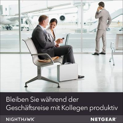 NETGEAR Nighthawk Mobiler WLAN Router MR1100 | tragbares Wlan für unterwegs | 4G LTE Router | bis 1 GBit/s | Hotspot für 20 Geräte | für jede SIM-Karte ohne Vertrag freigeschaltet