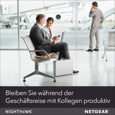 NETGEAR Nighthawk Mobiler WLAN Router MR1100 | tragbares Wlan für unterwegs | 4G LTE Router | bis 1 GBit/s | Hotspot für 20 Geräte | für jede SIM-Karte ohne Vertrag freigeschaltet