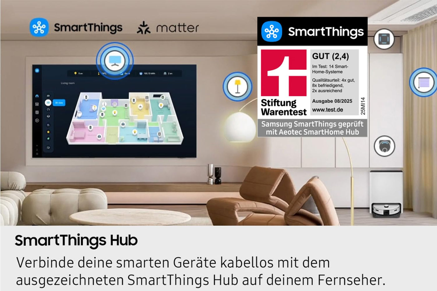 Samsung Crystal UHD 4K DU9079 Fernseher 98 Zoll (249 cm), AI TV mit Gaming-Hub, Motion Xcelerator 120 Hz, Tizen OS, Smart TV, Alexa, Knox Security, 3D Surround Sound & Q-Symphony, KI TV