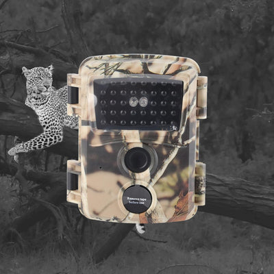 Itonash Wildkamera 20 MP HD, mit Bewegungssensor, Nachtsicht-Feldsicht-Jagdkamera 60° Wildtierbeobachtung, Gartensicherheit (18x13x7cm)